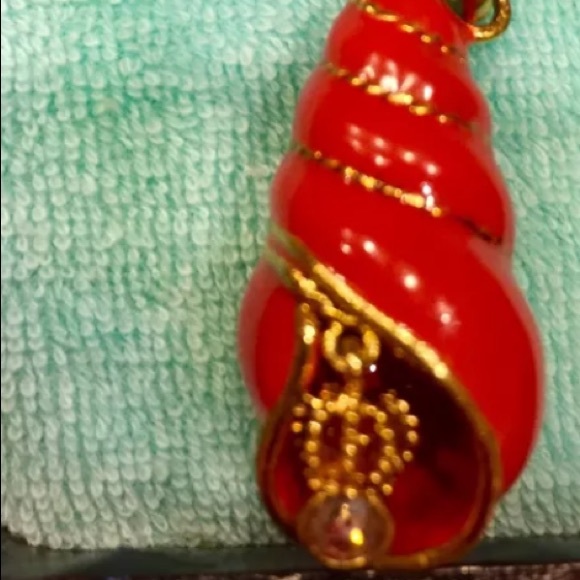 New Rare JUICY COUTURE CONCH SEA SHELL CORAL CHARM - Picture 2 of 5